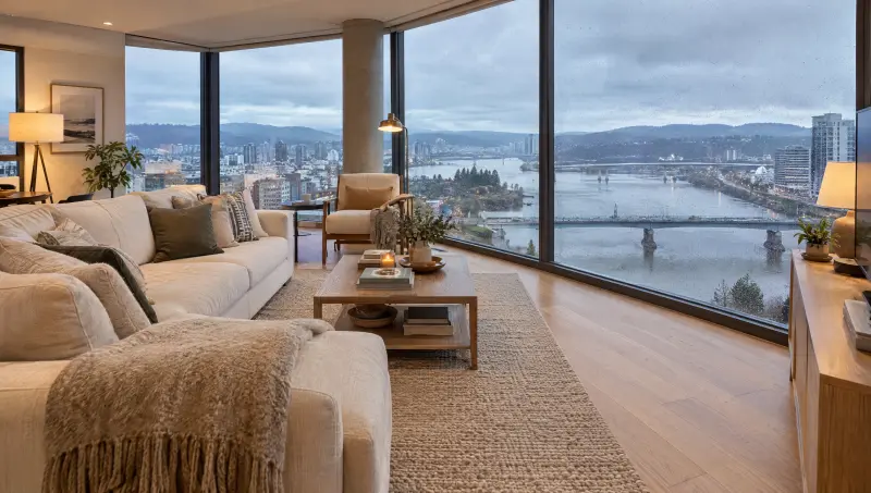 Departamento con vista al Biobío en Concepción