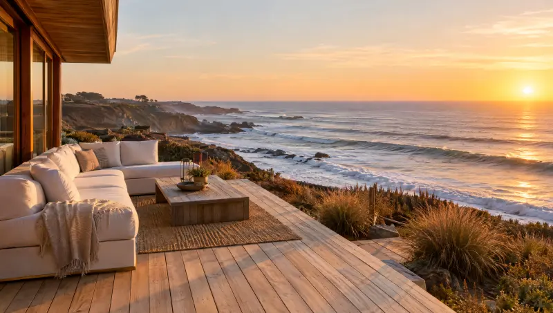 Lodge surfero en Punta de Lobos en Pichilemu